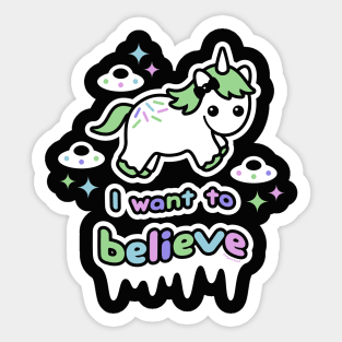 Believe in Unicorns Sticker